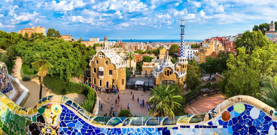 Park Güell panoramic view