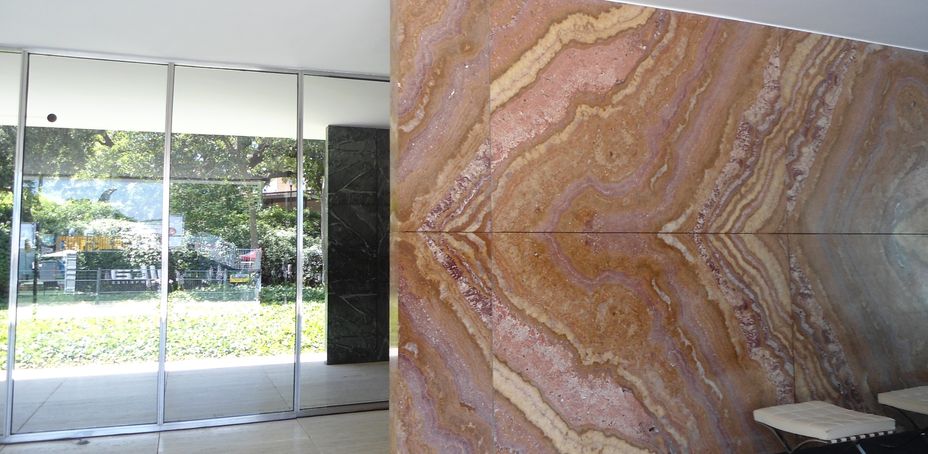 the Barcelona pavilion