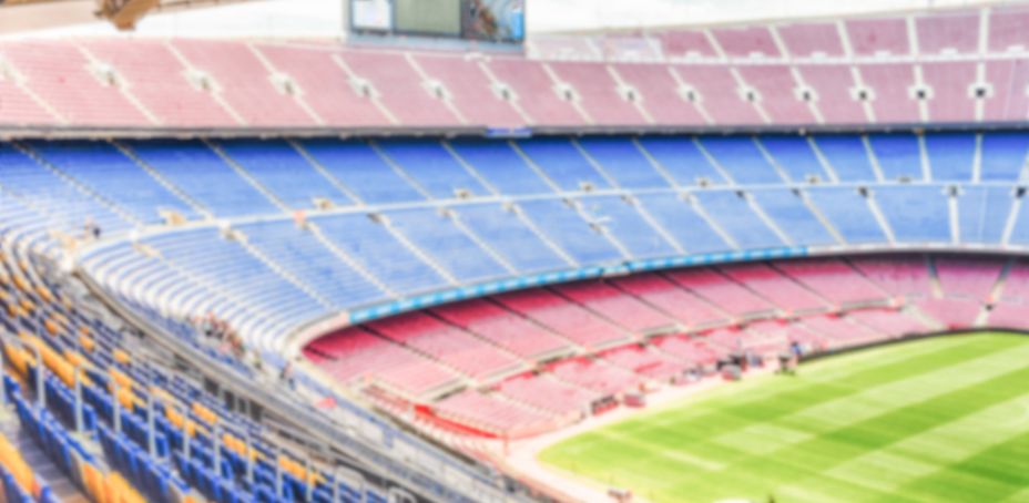 Inside view of Camp Nou stadium