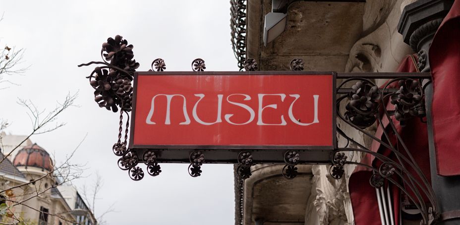 Barcelona museum entrance